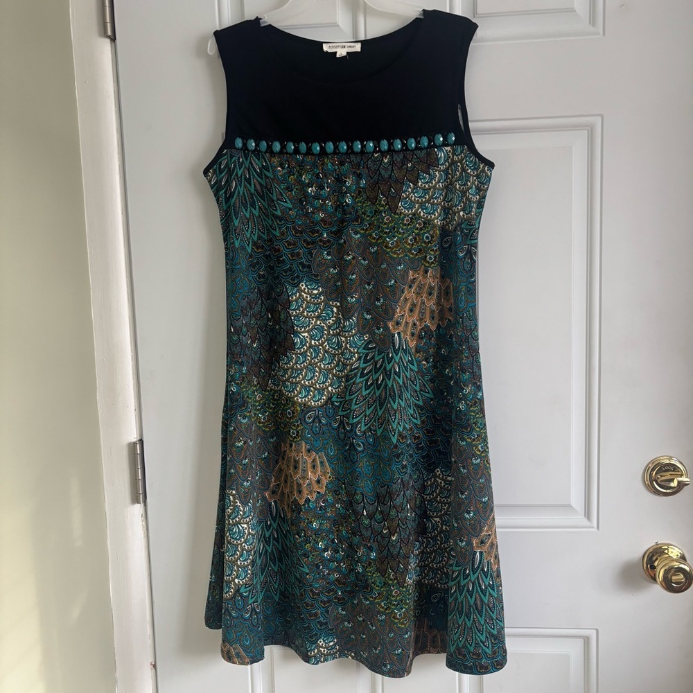 ❤️2/$15 or 3/$21❤️Perception Concept Sleeveless Tunic Dress, Size Large